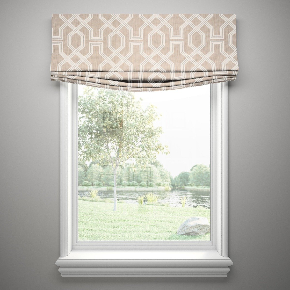 Drew & Jonathan Home Relaxed Roman Board Mounted Fabric Valance